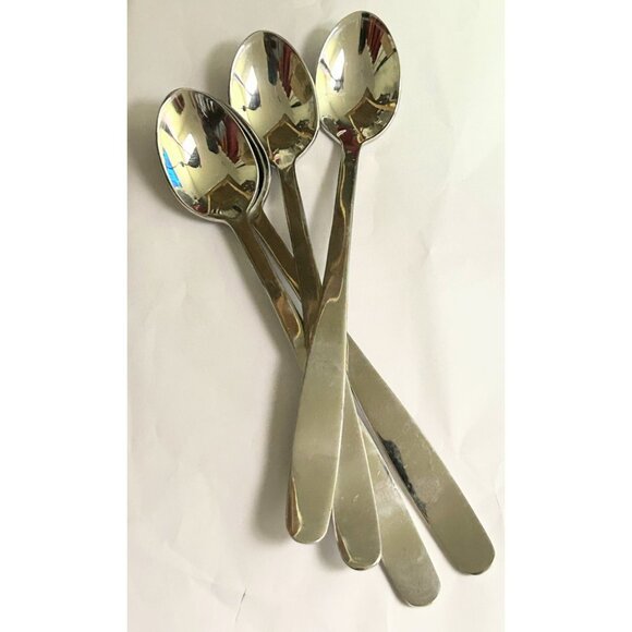 Cambridge 18/8 Stainless Steel Soup Spoons Set of 4 Modern Flatware Silverware - Picture 10 of 11